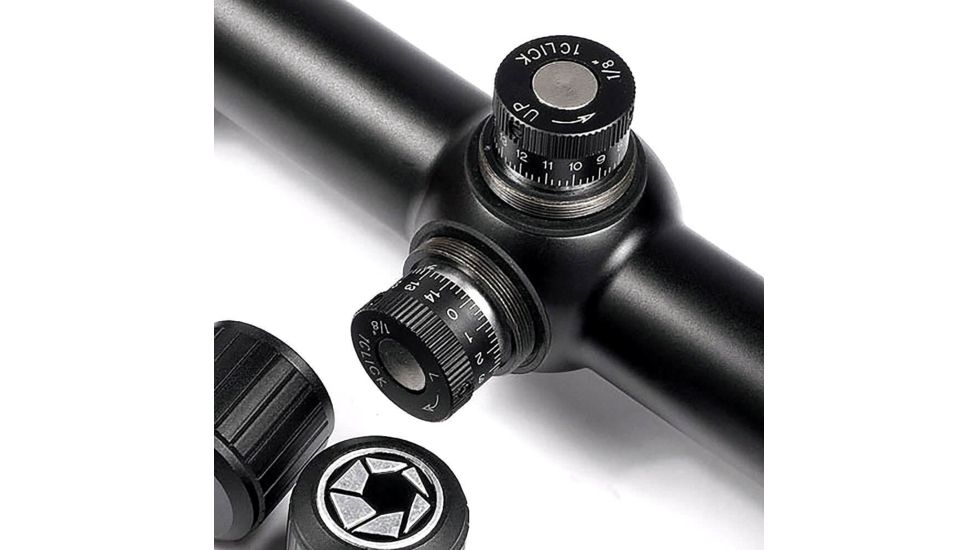 Barska 10-40X50 Adjustable Objective Varmint Rifle Scope, Matte Black, MilDot Reticle
