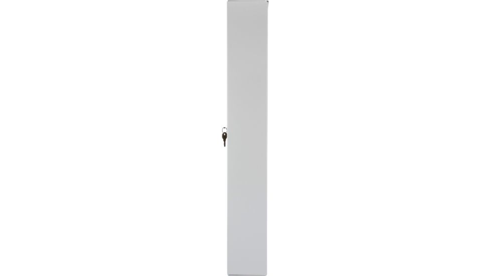 Barska 160 Key Lock Box Security Safe, White Tag, Steel, Gray, Outer Size 15 x 3 x 22 in CB12492