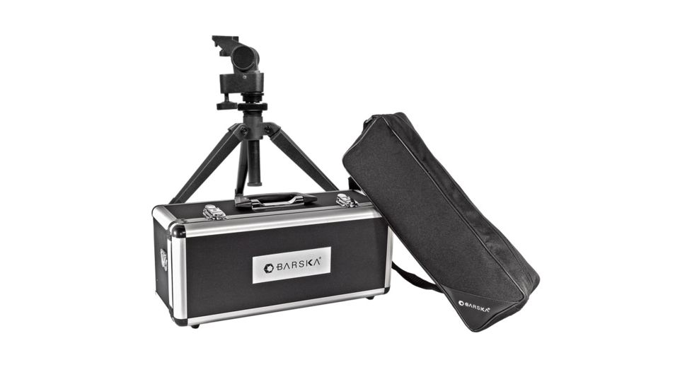 Barska 25-75x100 Angled Blackhawk Spotter w/ Hard Case, Green AD12164