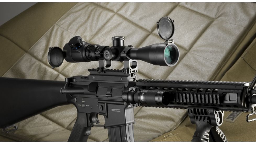Barska 3-9x40 Point Black .223 BDC 3G Reticle Accu-Lock Waterproof Rifle Scope, Black AC11386