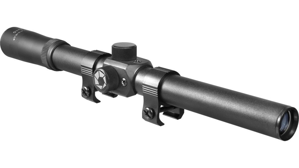Barska 4x15 Rimfire Rifle Scopes w/ Rings - AC10000 Rifle Scope