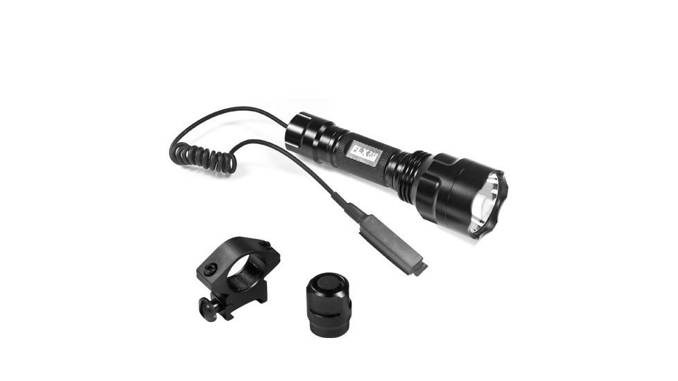 Barska 4x30 IR Electro Sight with Green Laser &amp; LED Flashlight Combo Pack, GLX Green Laser, 210 Lumen, Light DA12190