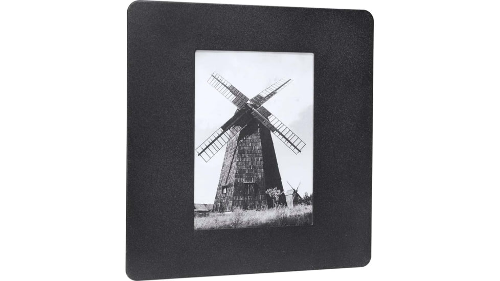 Barska 5 Capacity Picture Wall Mount Photo Frame Key Cabinet w/Magnetic Lock, 4x6in, Black, Small, CB12374