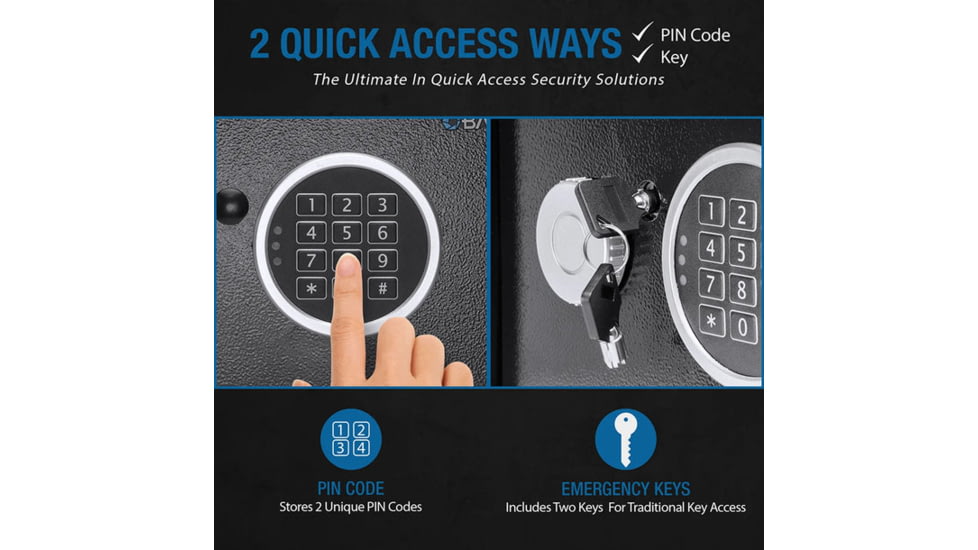 Barska 0.41 Cu. ft Digital Keypad Security Safe