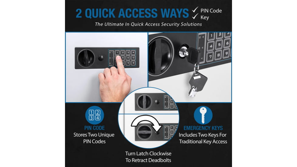 Barska 180 Capacity Adjustable Key Cabinet