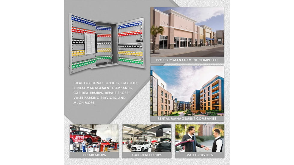 Barska 300 Capacity Adjustable Key Cabinet