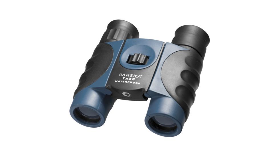 Barska Deep Sea 7x25 Roof BaK-4 Prism Waterproof Binoculars, Blue - AB10460