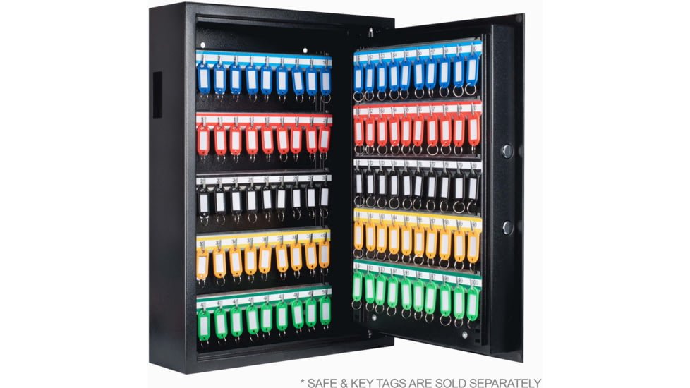 Barska Labeled Key Shelves w/ 401-500 Numbered Hooks for Key Cabinets, Multi, Medium, AF13690