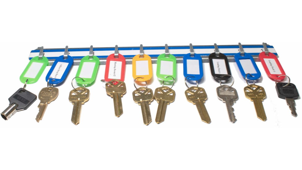 Barska Labeled Key Shelves w/ 501-600 Numbered Hooks for Key Cabinets, Multi, Medium, AF13692