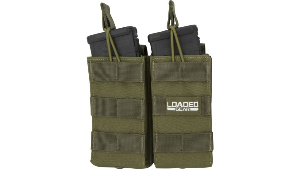 Barska Loaded Gear CX-850 Double Magazine Pouch,OD Green BI13004