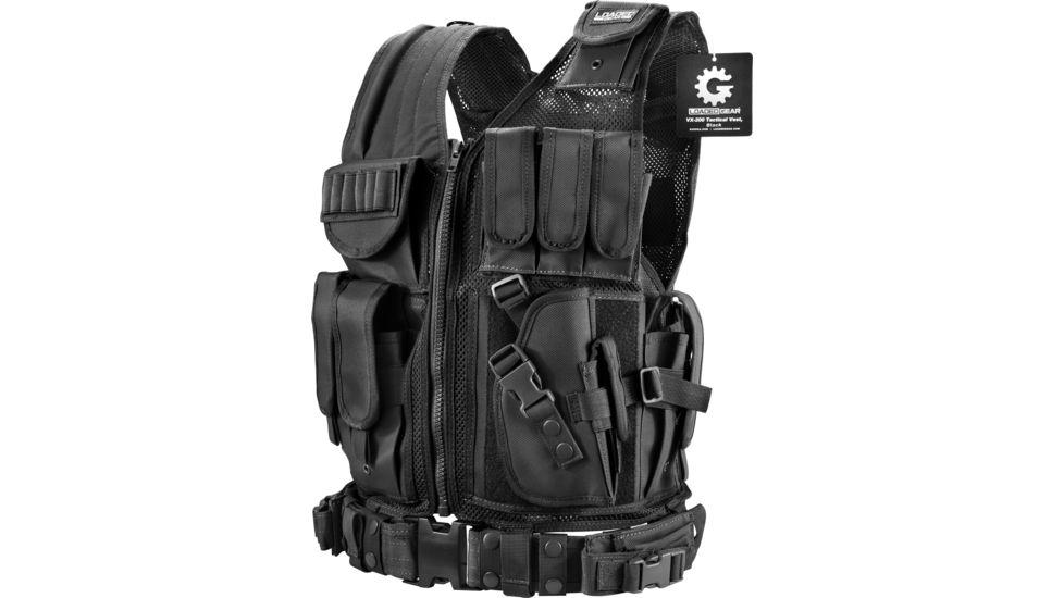 Loaded Gear VX-200 Tactical Vest, Black BI12018