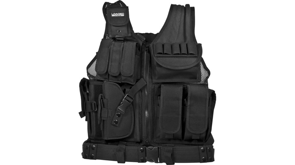 Loaded Gear VX-200 Tactical Vest Left handed use, Black BI12154