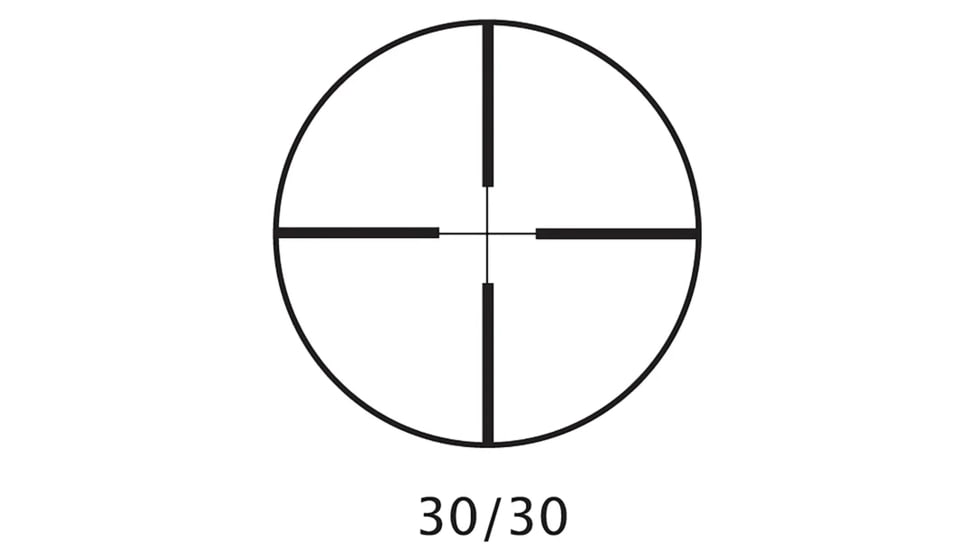 Barska Plinker-22 4x32mm 1 inch Tube Rifle Scope, Second Focal Plane, 30/30 Reticle, Black, Small, AC13490