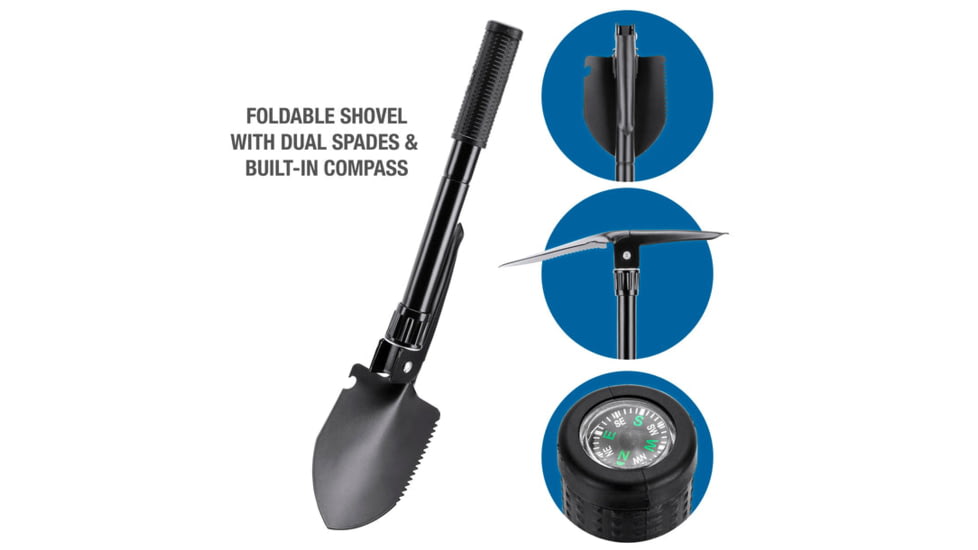 Barska Sharp-200 Professional Metal Detector Field Kit, Black/Green, Medium, BE13962