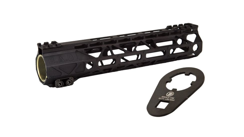 Battle Arms Development RIGIDRAIL Handguard, AR-15/M16, M-LOK, 17 inch, Black, BAD-RR17-MLOK