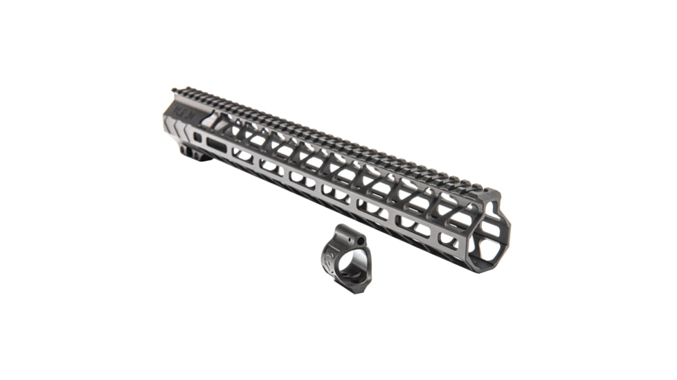 Battle Arms Development WORKHORSE 15in Rail and .750 Gas Block Kit, Fits AR-15, Anodized Finish, Black, WH-UR-UPG