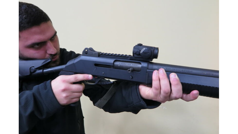 Battle Steel Benelli M4 Top Rail W/ Integrated Aimpoint &amp; Holosun Micro Sight Base - BATTLESTEEL-418777