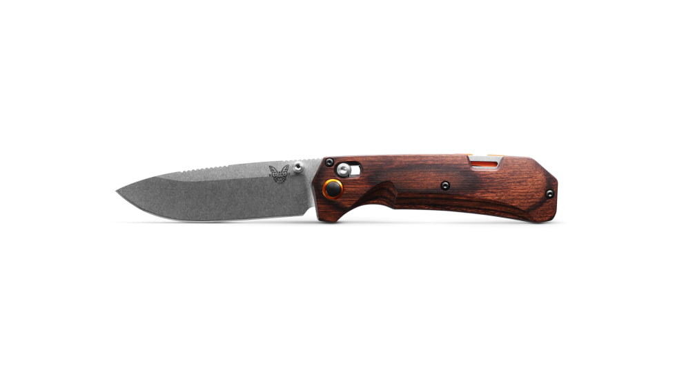Benchmade 15062 Grizzly Creek Folding Knives, 3.49 in, CPM-S30V Steel, Hunting, Brown Handle, 15062