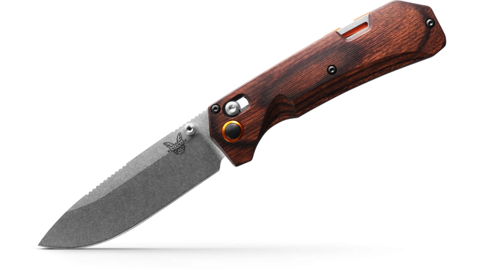 Benchmade 15062 Grizzly Creek Folding Knives, 3.49 in, CPM-S30V Steel, Hunting, Brown Handle, 15062