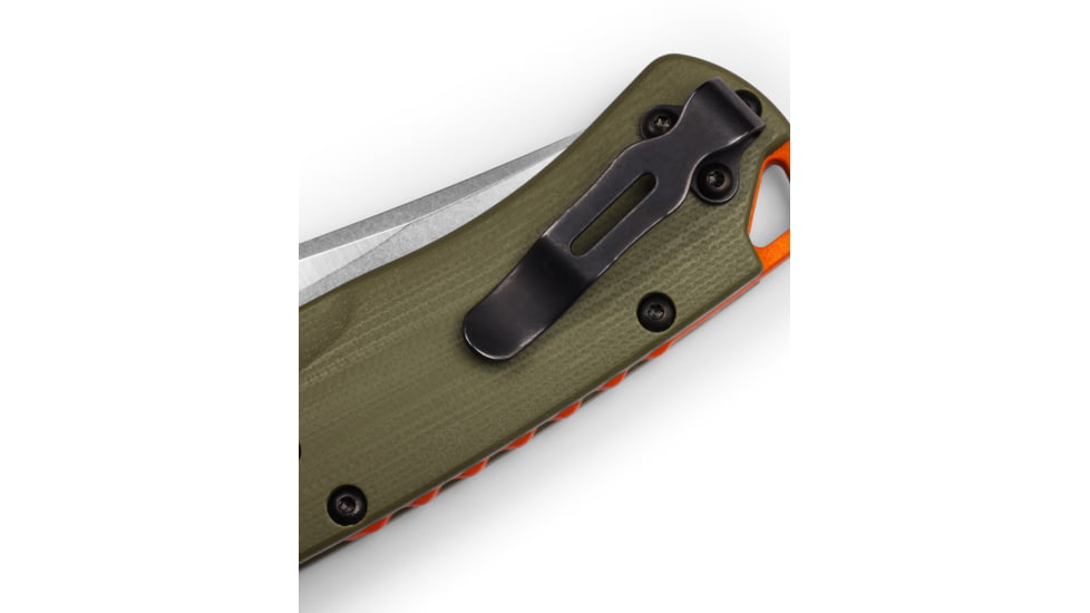 Benchmade 15536 Taggedout Folding Knives, 3.5 in, CPM-S45VN Steel, Hunting, OD Green Handle, 15536