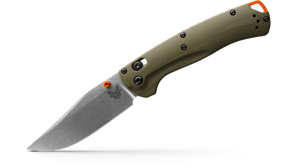 Benchmade 15536 Taggedout Folding Knives, 3.5 in, CPM-S45VN Steel, Hunting, OD Green Handle, 15536