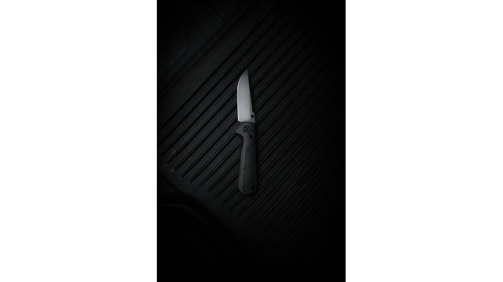 Benchmade 430 Model Folding Knife, 3.55 in, CPM-D2 Steel, Drop Point Blade, Grivory, Black Handle, Black/Black, 8.29 in, 430BK-02