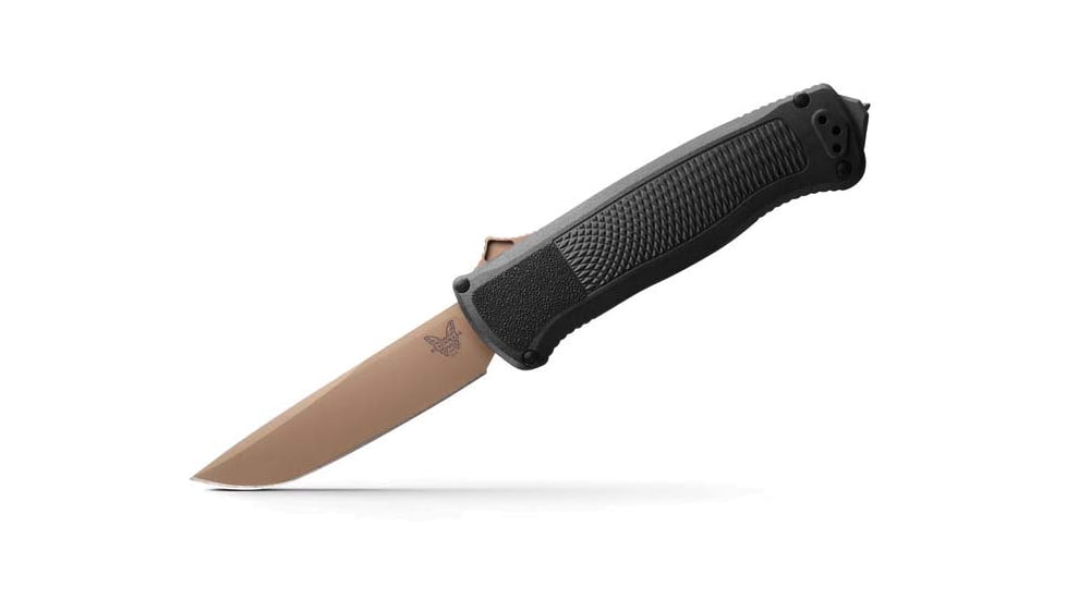 Benchmade Shootout Automatic Folding Knife 3.51in, CPM-Cru-Wear, Tanto Blade, Flat Earth Handle, 5370FE