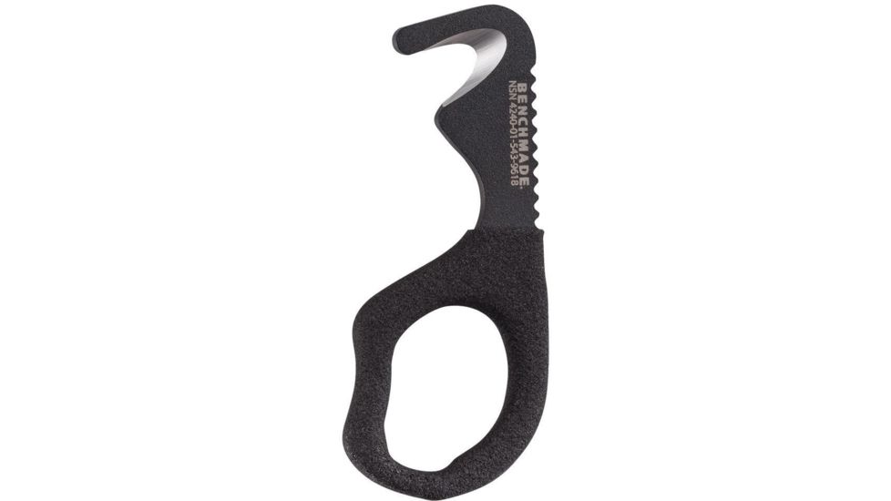 Benchmade 7 Safety Cutter, Black Oxide, Charcoal Handle &amp; Black Sheath 7 BLKW
