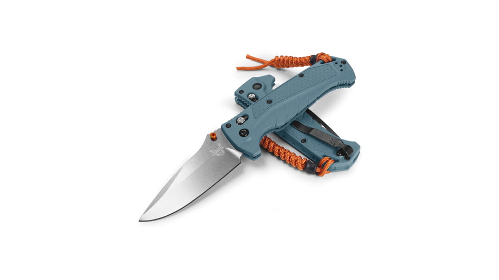 Benchmade Adira Fixed Blade Knife, 3.88in, CPM-MagnaCut, Depth Blue, 18060