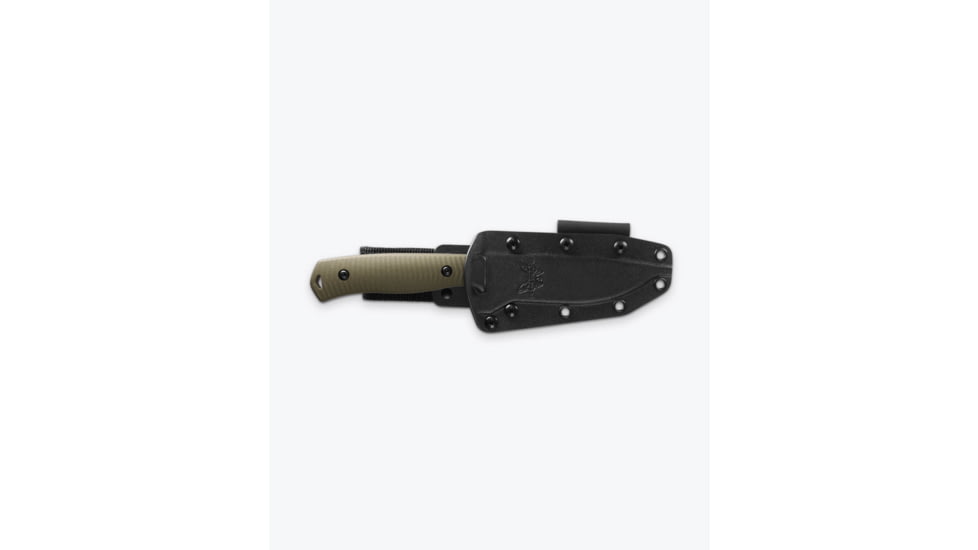 Benchmade Anonimus Fixed Blade Knife, 5in, CPM-Cru-Wear Tool Steel, Drop Point Blade, G10, OD Green Handle, 539GY