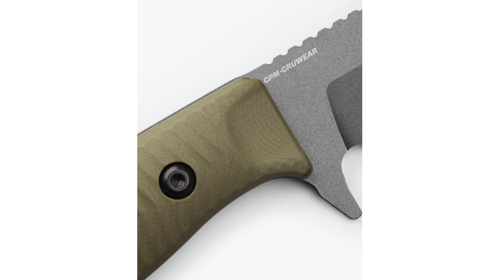 Benchmade Anonimus Fixed Blade Knife, 5in, CPM-Cru-Wear Tool Steel, Drop Point Blade, G10, OD Green Handle, 539GY