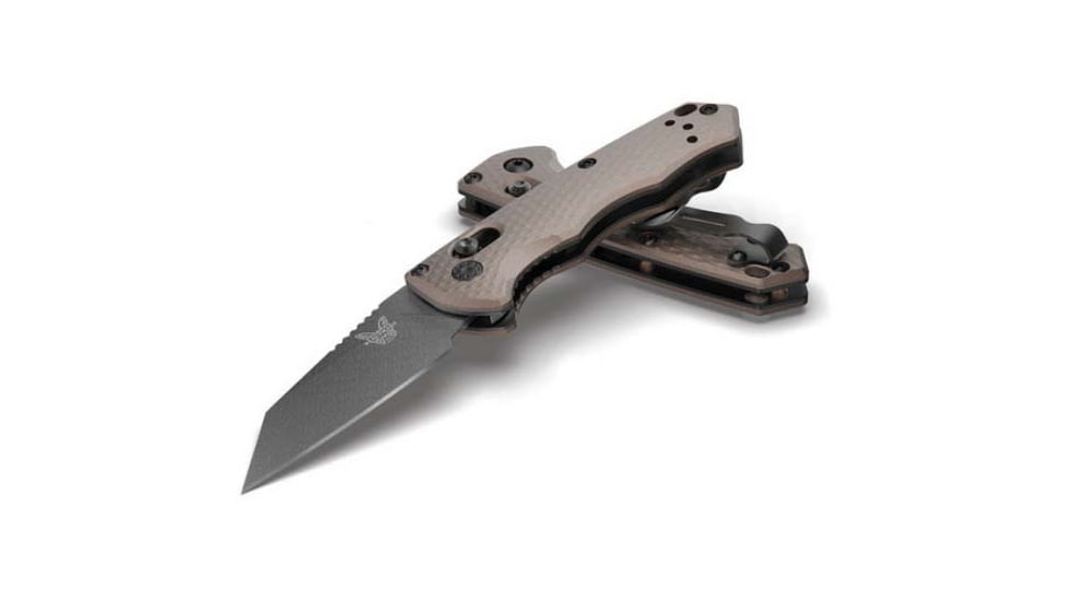 Benchmade Auto Immunity 2.5in Automatic Folding Knife, Wharncliffe Blade, Burnt Bronze Handle, 2900BK-1