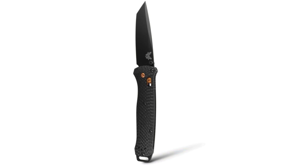 Benchmade Bailout Folding Knife, 3.38in, CPM-S90V Stainless Steel, Tanto, Carbon Fiber, Black, 537BK-10