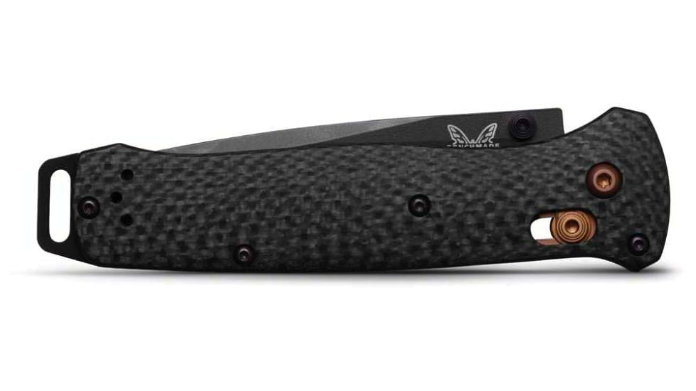 Benchmade Bailout Folding Knife, 3.38in, CPM-S90V Stainless Steel, Tanto, Carbon Fiber, Black, 537BK-10