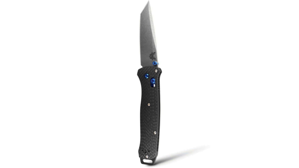 Benchmade Bailout Folding Knife, 3.38in, M390 Stainless Steel, Tanto, Carbon Fiber, Carbon Fiber, 537-09