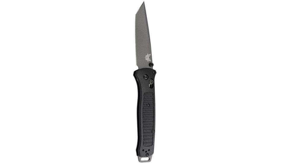 Benchmade Bailout Folding Knife, 3.38in, CPM-3V Non Serrated Tanto Blade, Gray/Black, 537GY