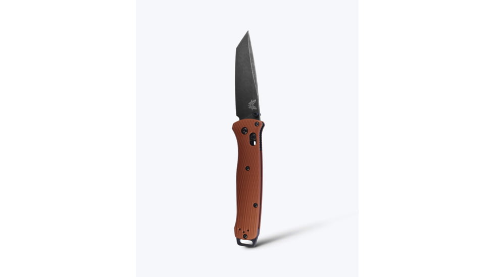 Benchmade Bailout Folding Knife, 3.38in, Plain, CPM-Magnacut Stainless Steel, Tanto, 6061-T6 Aluminum, Burnt Copper, 537BK-07