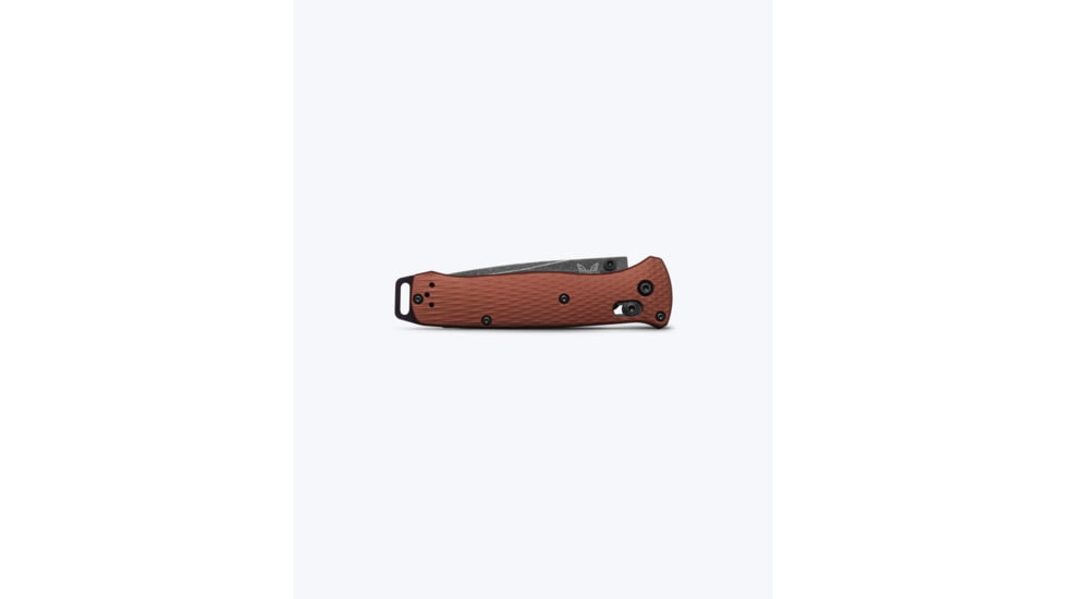 Benchmade Bailout Folding Knife, 3.38in, Plain, CPM-Magnacut Stainless Steel, Tanto, 6061-T6 Aluminum, Burnt Copper, 537BK-07