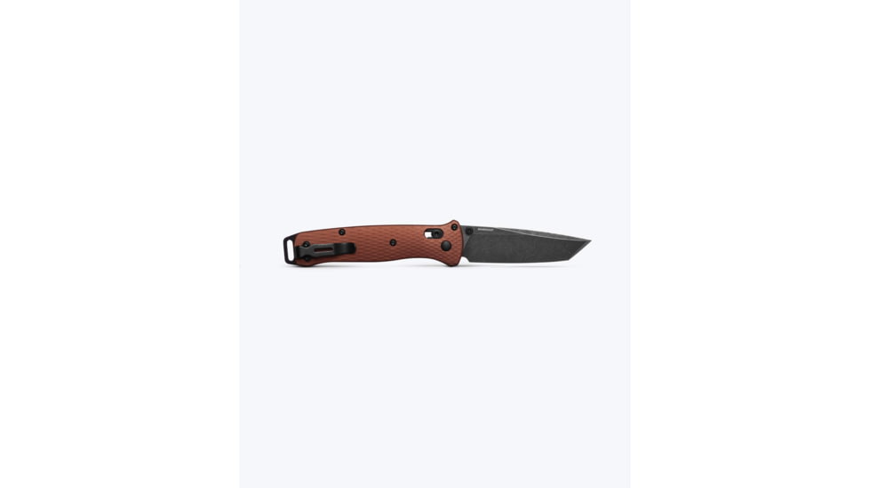 Benchmade Bailout Folding Knife, 3.38in, Plain, CPM-Magnacut Stainless Steel, Tanto, 6061-T6 Aluminum, Burnt Copper, 537BK-07