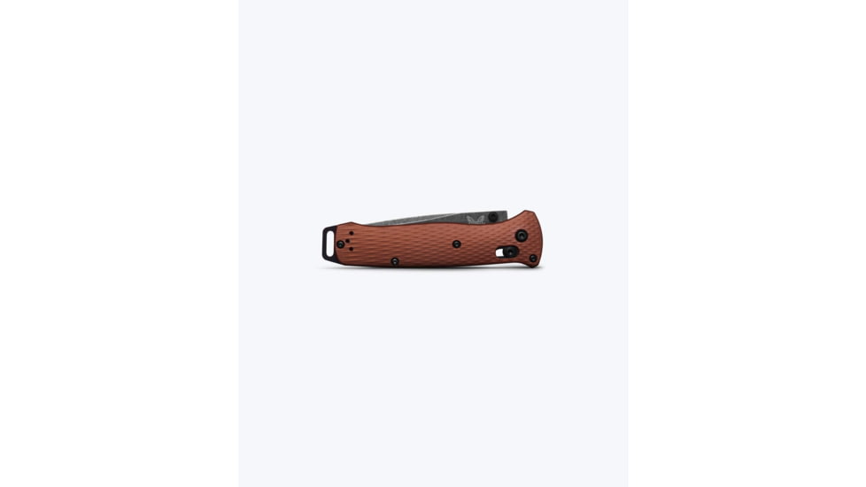 Benchmade Bailout Folding Knife, 3.38in, Serrated, CPM-Magnacut Stainless Steel, Tanto, 6061-T6 Aluminum, Burnt Copper, 537SBK-07