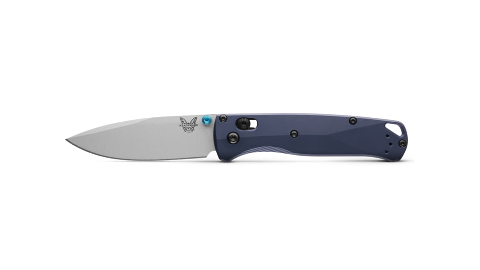 Benchmade Blue Class Bugout Folding Knife, 3.24in, CPM S90V Stainless Steel, Aluminum, Crater Blue, 535SL-13