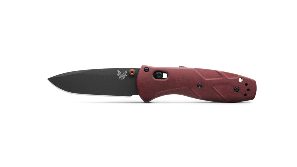 Benchmade Blue Class Osborne Barrage Folding Knife, 3.45in, CPM-S30V Stainless Steel, Richlite, Redstone, 585BK-04