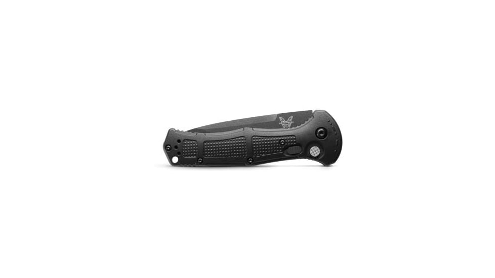 Benchmade Claymore Automatic Folding Knife, 3.6in, CPM-D2, Tanto, Grivory Black, 9071SBK