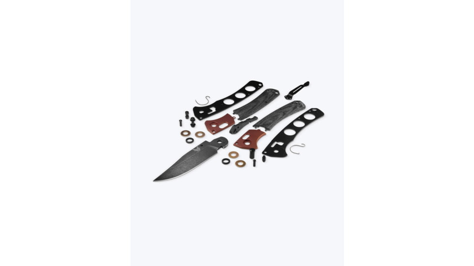 Benchmade Crooked River Folding Knife, 4 in, CPM MagnaCut Stainless Steel, Clip Point, 6061-T6 Aluminum, Burnt Copper/ Black, 15080BK-04