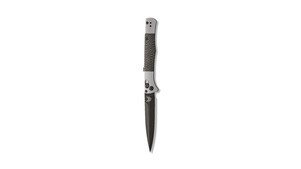 Benchmade Fact Auto Axis Automatic Folding Knife, 3.95in CPM-S90V Super Premium Stainless Steel Spear Point Blade, 6061-T6 Aircraft Aluminum Handle, 4170BK