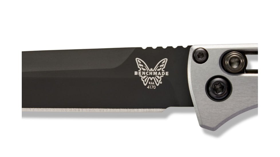 Benchmade Fact Auto Axis Automatic Folding Knife, 3.95in CPM-S90V Super Premium Stainless Steel Spear Point Blade, 6061-T6 Aircraft Aluminum Handle, 4170BK