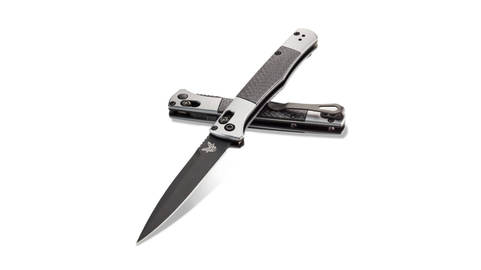 Benchmade Fact Auto Axis Automatic Folding Knife, 3.95in CPM-S90V Super Premium Stainless Steel Spear Point Blade, 6061-T6 Aircraft Aluminum Handle, 4170BK