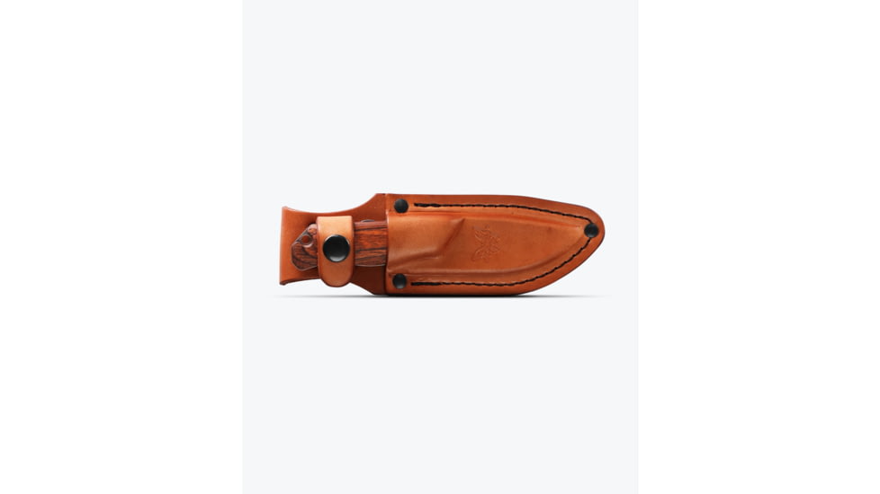 Benchmade Hidden Canyon Hunter Fixed Blade Knife, 2.79in, CPM-S30V Stainless Steel, Drop Point Blade, Laminated Wood Handle, 15017