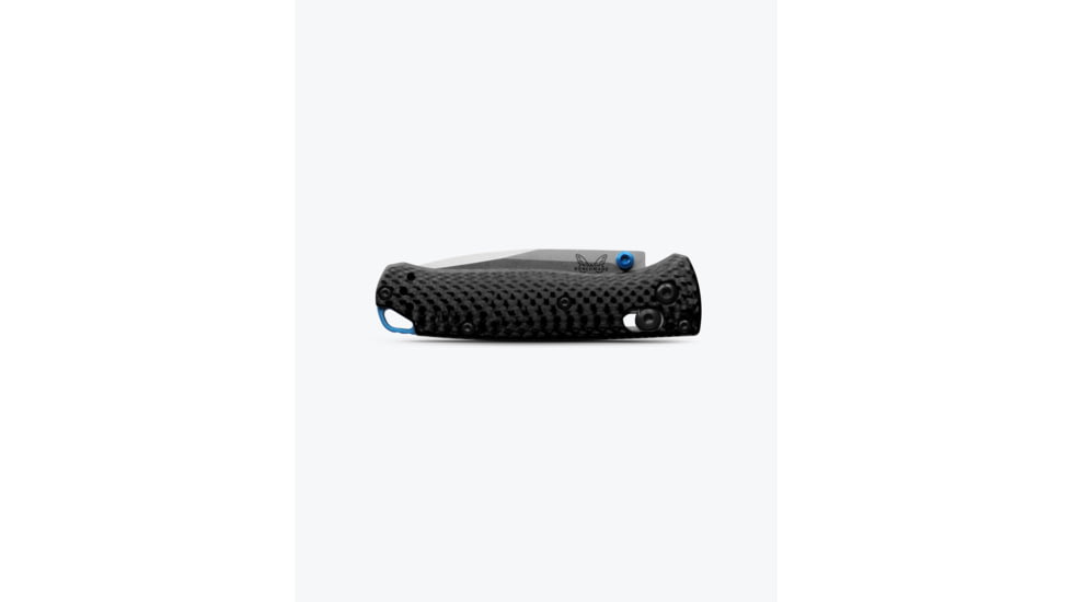 Benchmade Mini Bugout Folding Knife, 2.82in, CPM-S90V Stainless Steel, Drop Point Blade, Carbon Fiber 3K Twill, Black Handle, 533-3