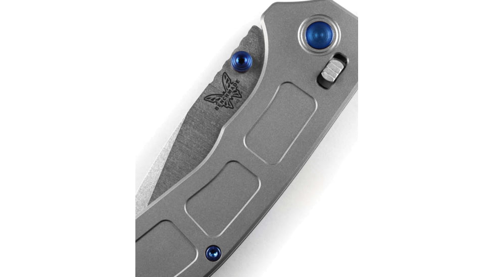 Benchmade Mini Narrows, Axis, Drop Point Knives, Grey, 743